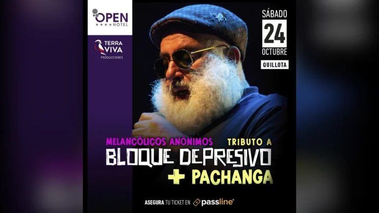 Open Hotel Quillota Presenta Tributo al Bloque Depresivo por Melancólicos Anónimos