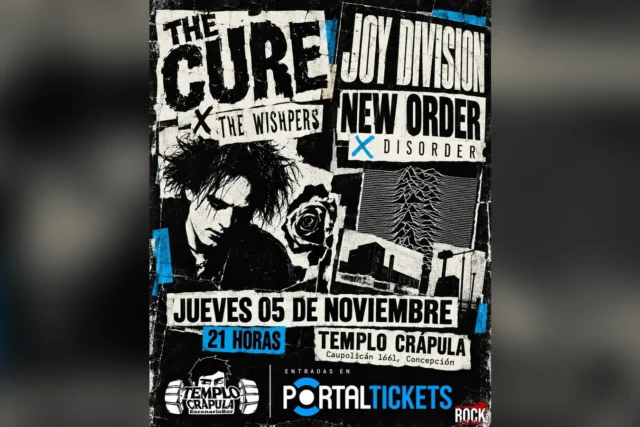Noche New Wave The Cure X The Wishpers y Joy Division + New Order X Disorder