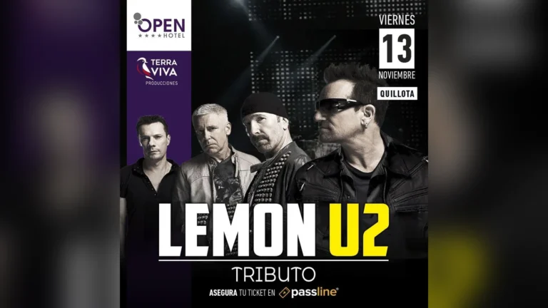 Open Hotel Quillota Presenta a Lemon Tributo a U2
