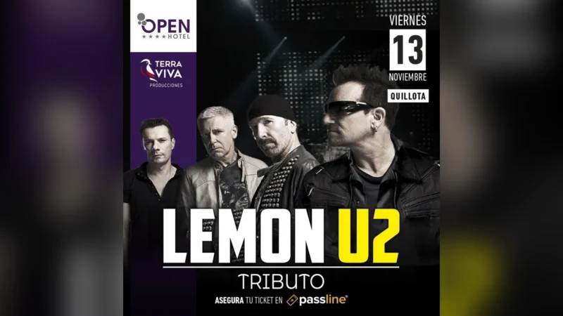 Open Hotel Quillota Presenta a Lemon Tributo a U2