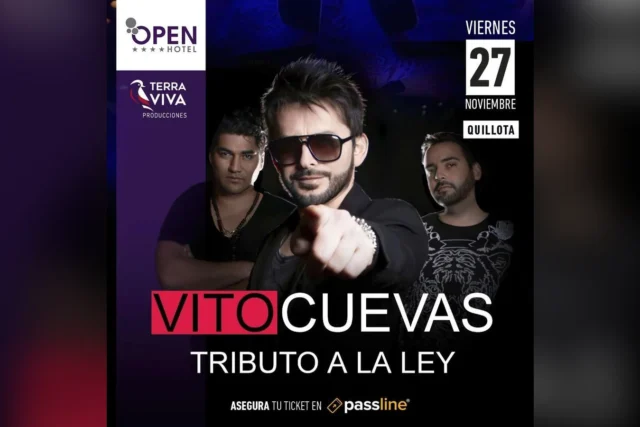 Open Hotel Quillota Presenta Tributo a la Ley Con Vito Cuevas