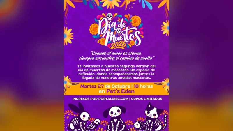 Día de Muertos 2026 en Pet’s Eden