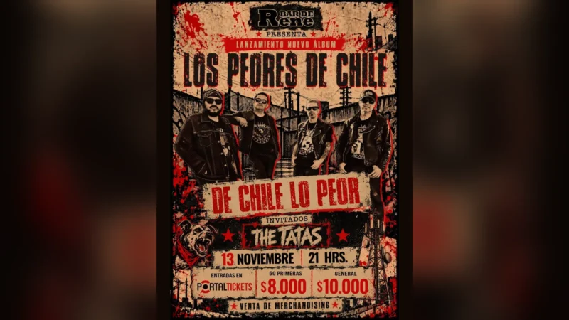 Lanzamiento Nuevo Album de Chile Lo Peor- los Peores de Chile