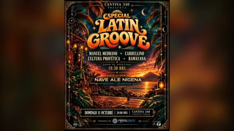 Nave Ale Nígena y los Cosmonautas + Especial Latin Groove en Cantina 340, Puerto Varas