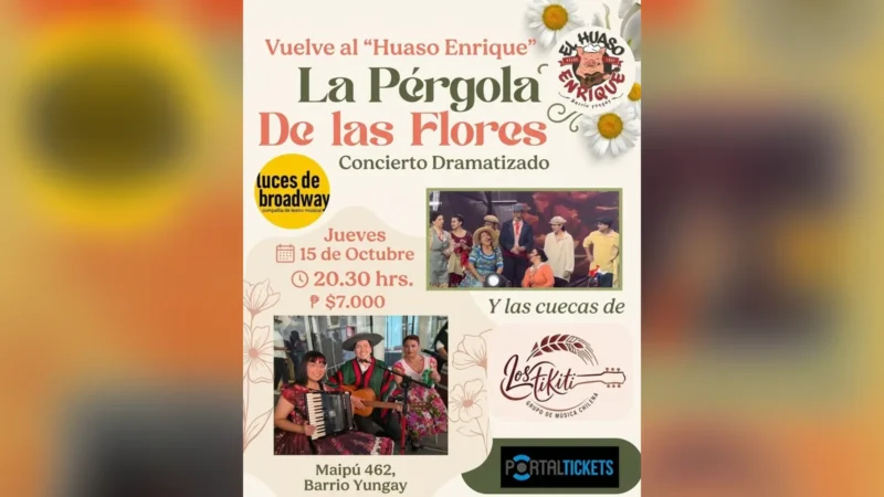 15/10 - Jueves Populares - la Pergola de las Flores y los Tikiti