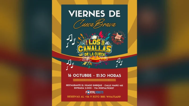16/10 – Viernes de Cueca Brava – los Canallas de la Cueca