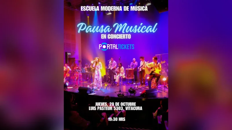 Pausa Musical, Concierto en Escuela Moderna