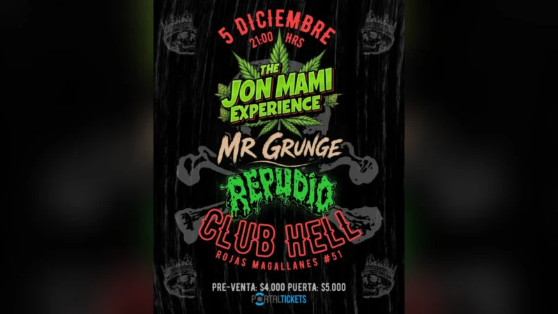 The Jon Mami Experience + Mr Grunge + Repudia