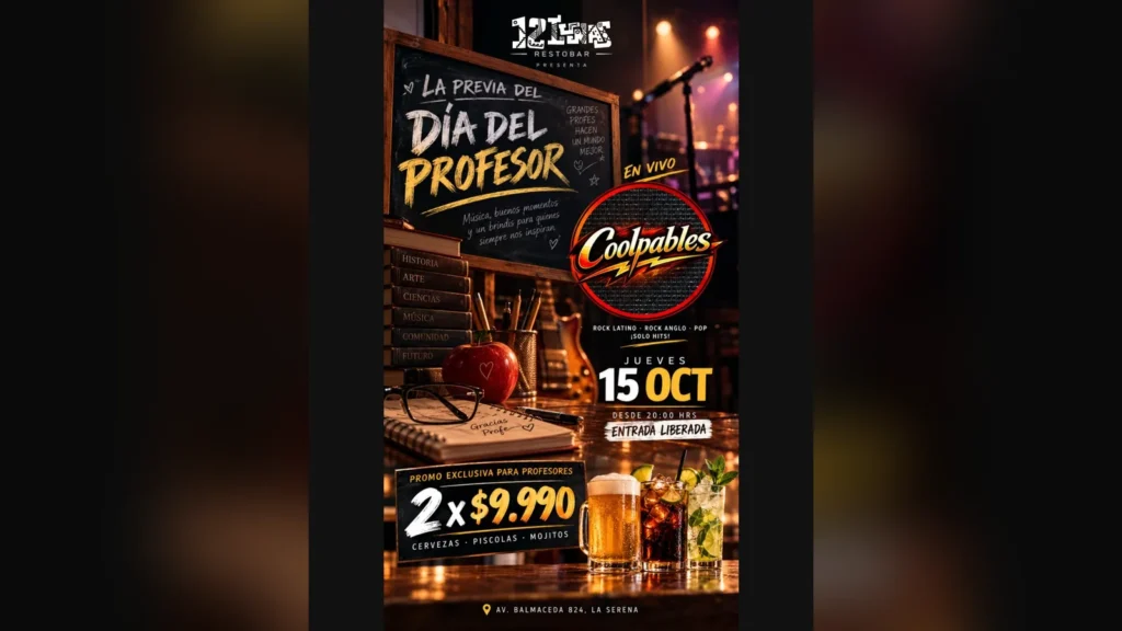Material del evento: Previa Dia del Profesor / Entrada Liberada /