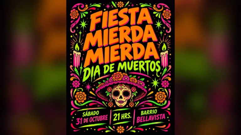 Fiesta Mierda Mierda Dia de Muertos