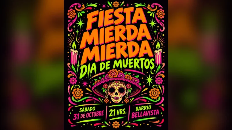Fiesta Mierda Mierda Dia de Muertos