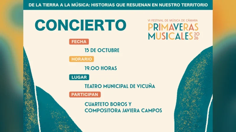 VI Festival de Música de Cámara Primaveras Musicales 2026