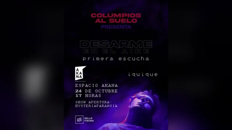 Primera Escucha del Album Desarme en el Aire de Columpio al Suelo