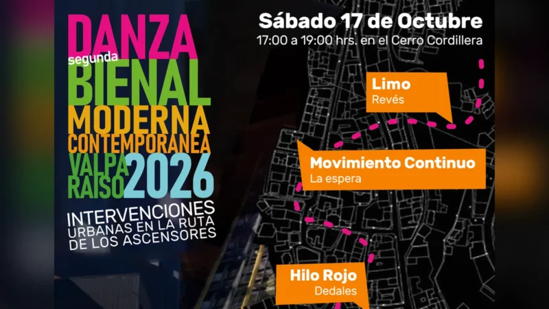 “Intervenciones urbanas en la Ruta de los Ascensores” en el Cerro Cordillera
