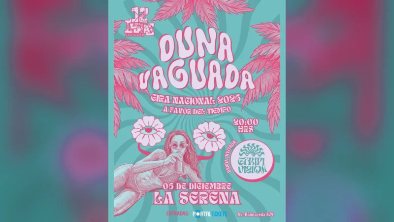 Duna Vaguada en la Serena Presentando Su Nuevo Álbum