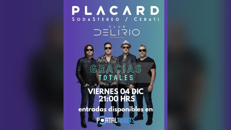 Placard: Tributo A Soda Stereo
