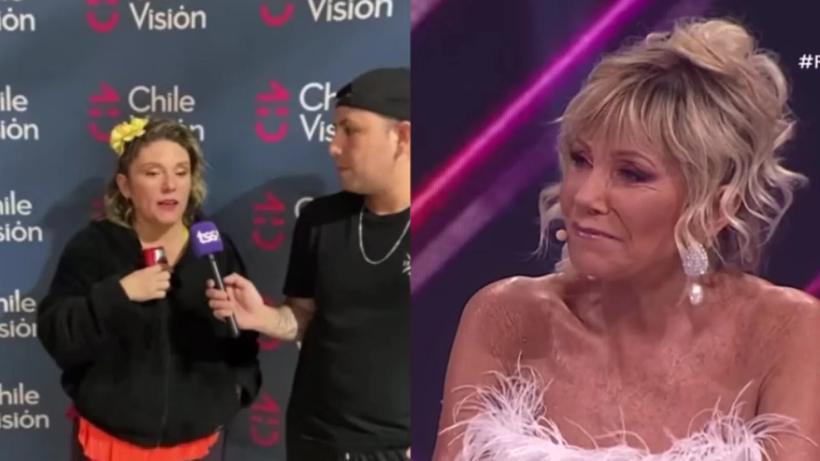 María José Quiroz y Cony Capelli encienden el escenario de «Fiebre de Canto» con un beso inesperado