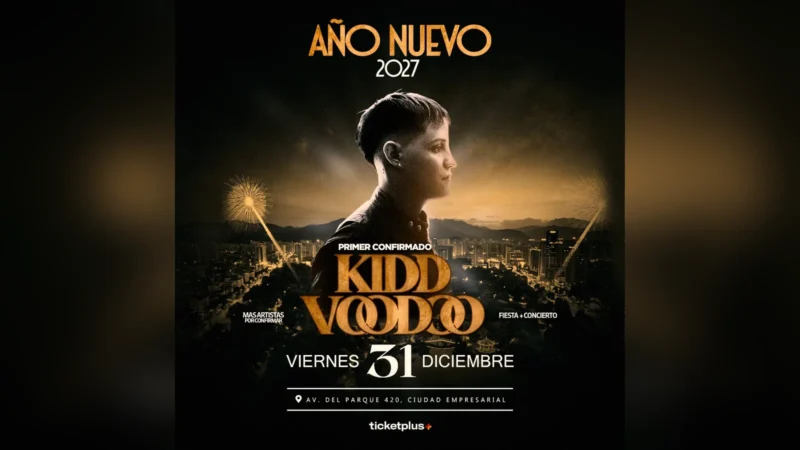 Año Nuevo 2027 – Kidd Voodoo – Inicio Pre-venta Lunes 19 a las 12:00