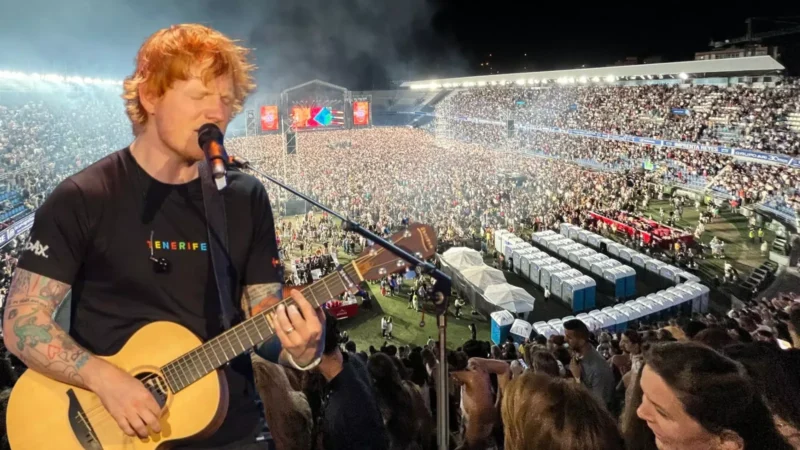 Ed Sheeran rompe su silencio y condena la ofensiva en Gaza durante su show en Filadelfia