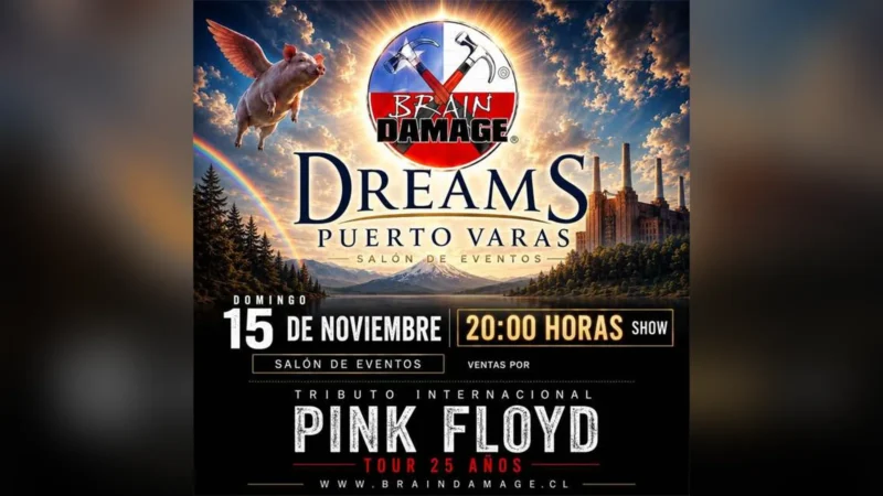 Brain Damage Tributo a Pink Floyd – Tour 25 Años